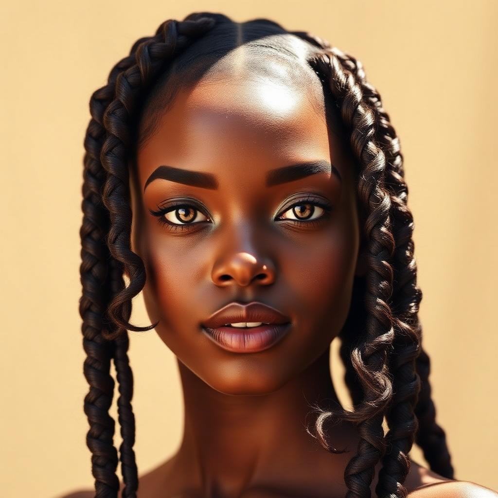 Goddess braids